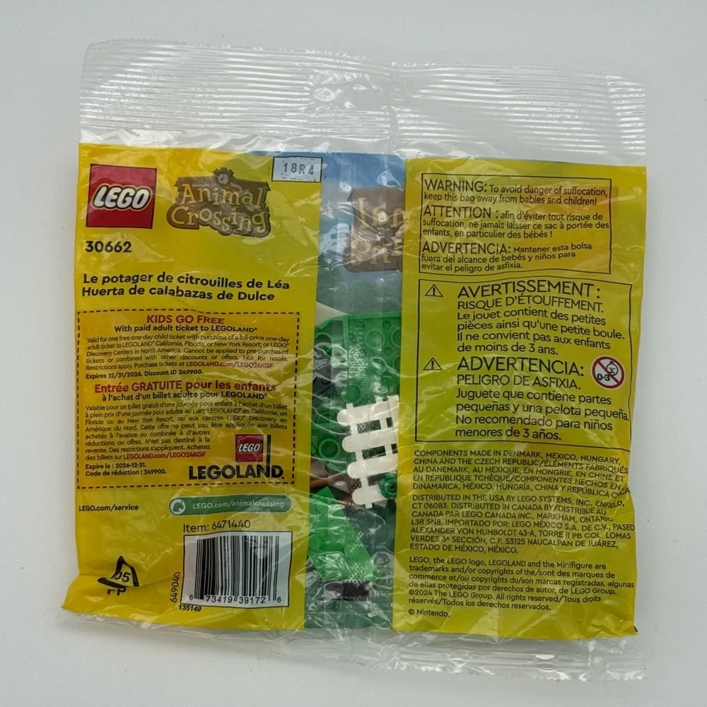 LEGO Animal Crossing Maple's Pumpkin Garden Set (30662) - Picture 2 of 2